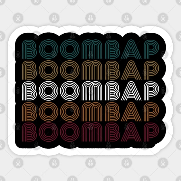 Classic Boom Bap Sticker by Ninetynow